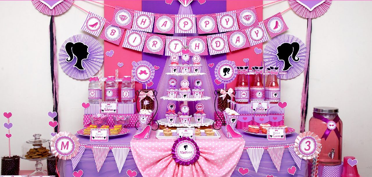 Aggregate more than 76 barbie birthday party decoration ideas super hot ...