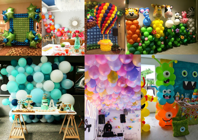 wall decoration by balloon