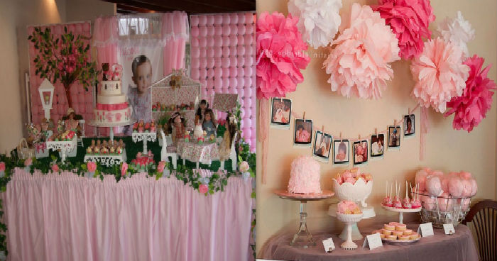 baby shower decoration with photos