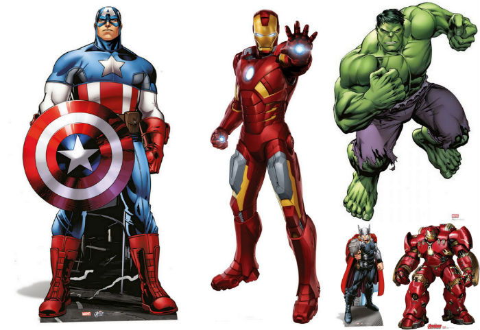 Avengers Cut outs and stand-ups