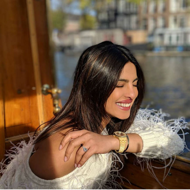 Priyanka Chopra engagement ring