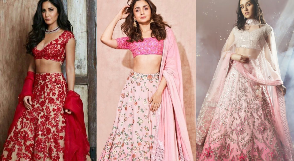 Manish Malhotra Stylish Crop Tops Skirts Lehenga Collection 2024