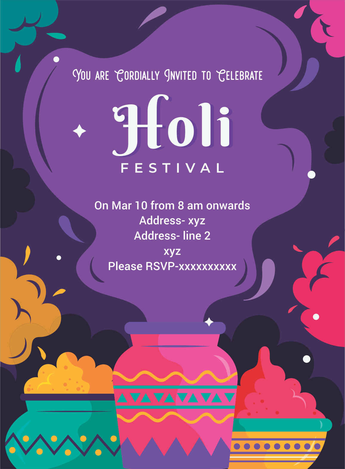 10+ Ideas To Make Your Holi Party Great Fun