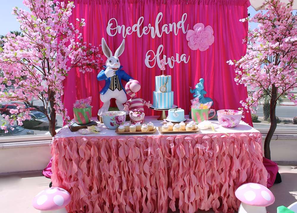 alice in wonderland theme for first birthday party of girl | Alice in Wonderland Birthday Party Ideas