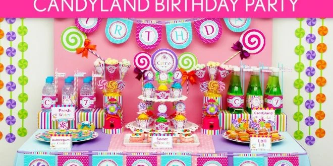 Candyland Birthday Party Decorations Donut Birthday Party Supply with Happy  Birthday Banner Candy Donut Ice Cream Foil Balloon - China Donut and Foil  Latex price | Made-in-China.com