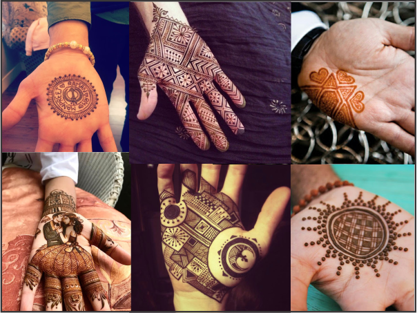 Bride and Groom Mehndi Design | Photo Gallery - www.Wedandbeyond.com