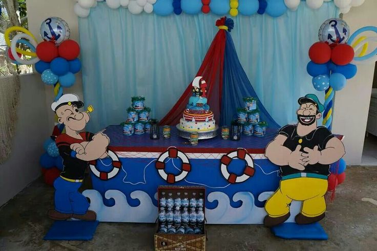 How to organise a “Popeye The Sailor” Themed Birthday Party