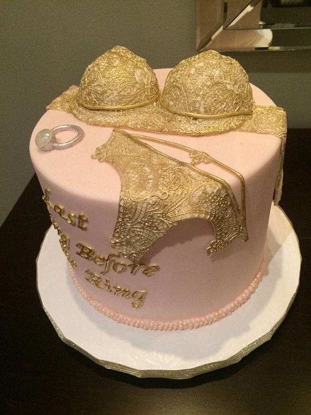 Handcuff Bachelor Party Cake | Doorstep Cake