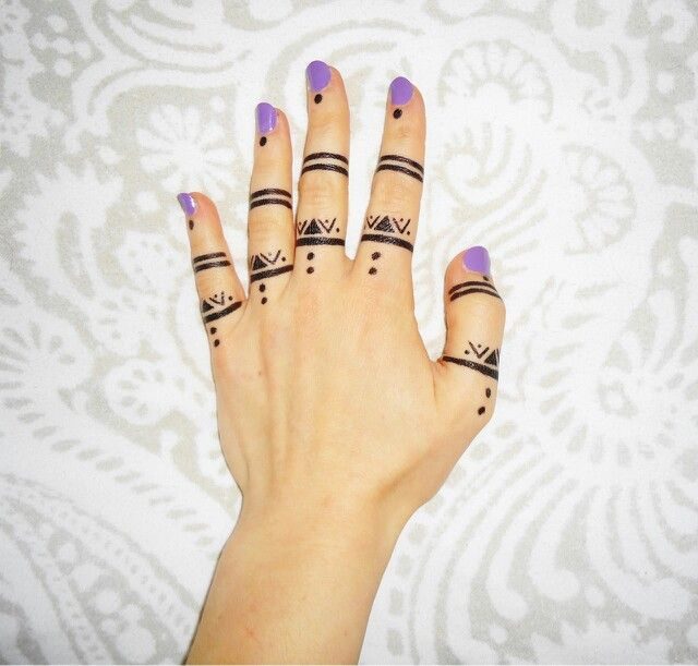 Finger Ring Mehndi Tattoo Designs  Design per tatuaggio allhennè Mehandi  designs Mehandi