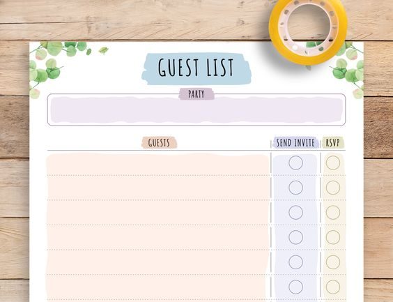 Creating a Guest List