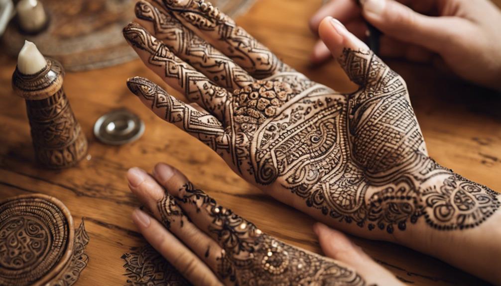 Mehndi Application Techniques