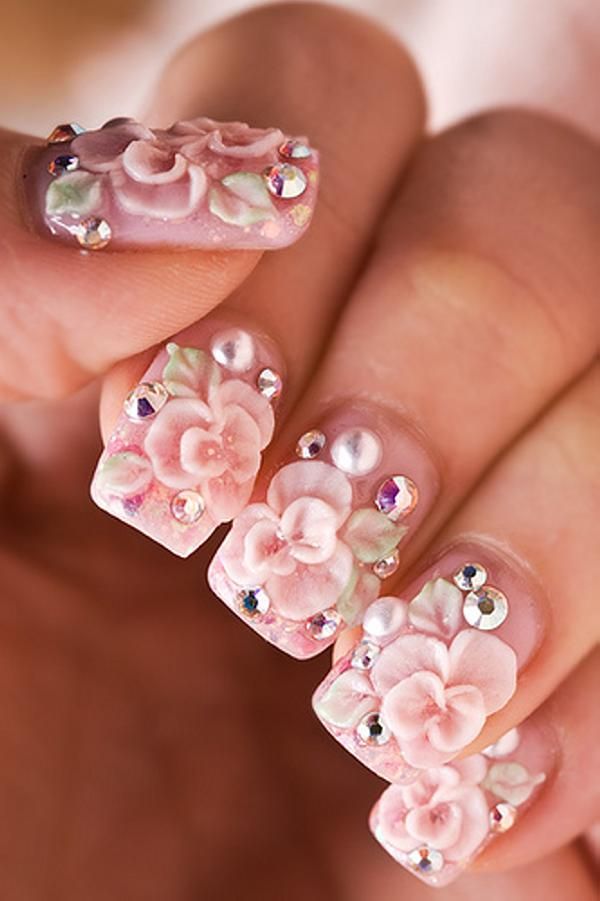 3D Floral Appliques