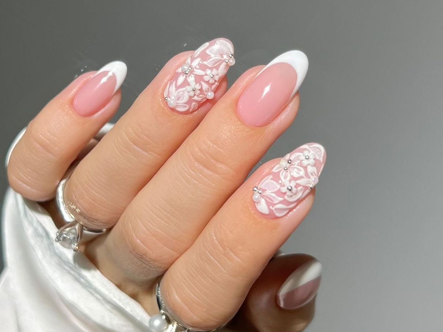 Nature-Inspired Floral Nail Art