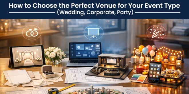 How to Choose the Perfect Venue for Your Event Type (Wedding, Corporate, Party)